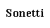 Sonetti